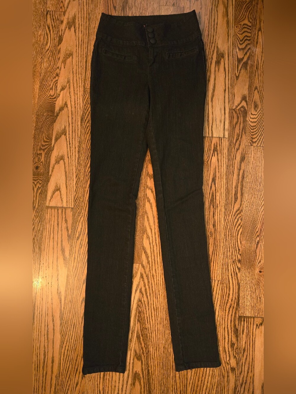 Lux Black High Rise Skinny Jeans